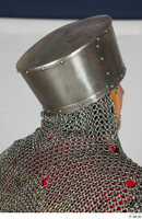  Photos Medieval Knight in mail armor 8 Historical Medieval soldier Plate Helmet head mail hood 0006.jpg